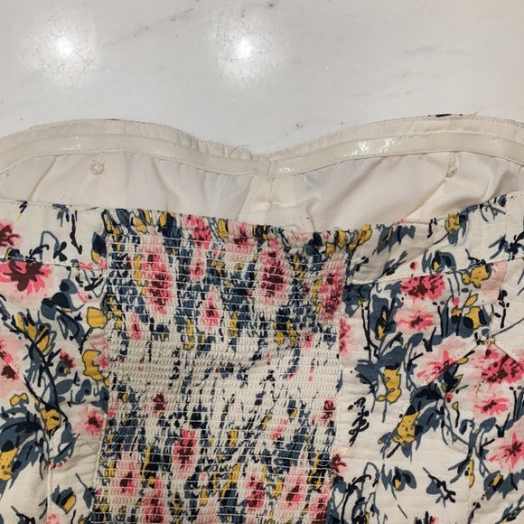 Floral Peplum Top Size Xs - Picture 4 of 7